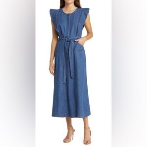 Du Pardis Denim Jean Maxi Dress